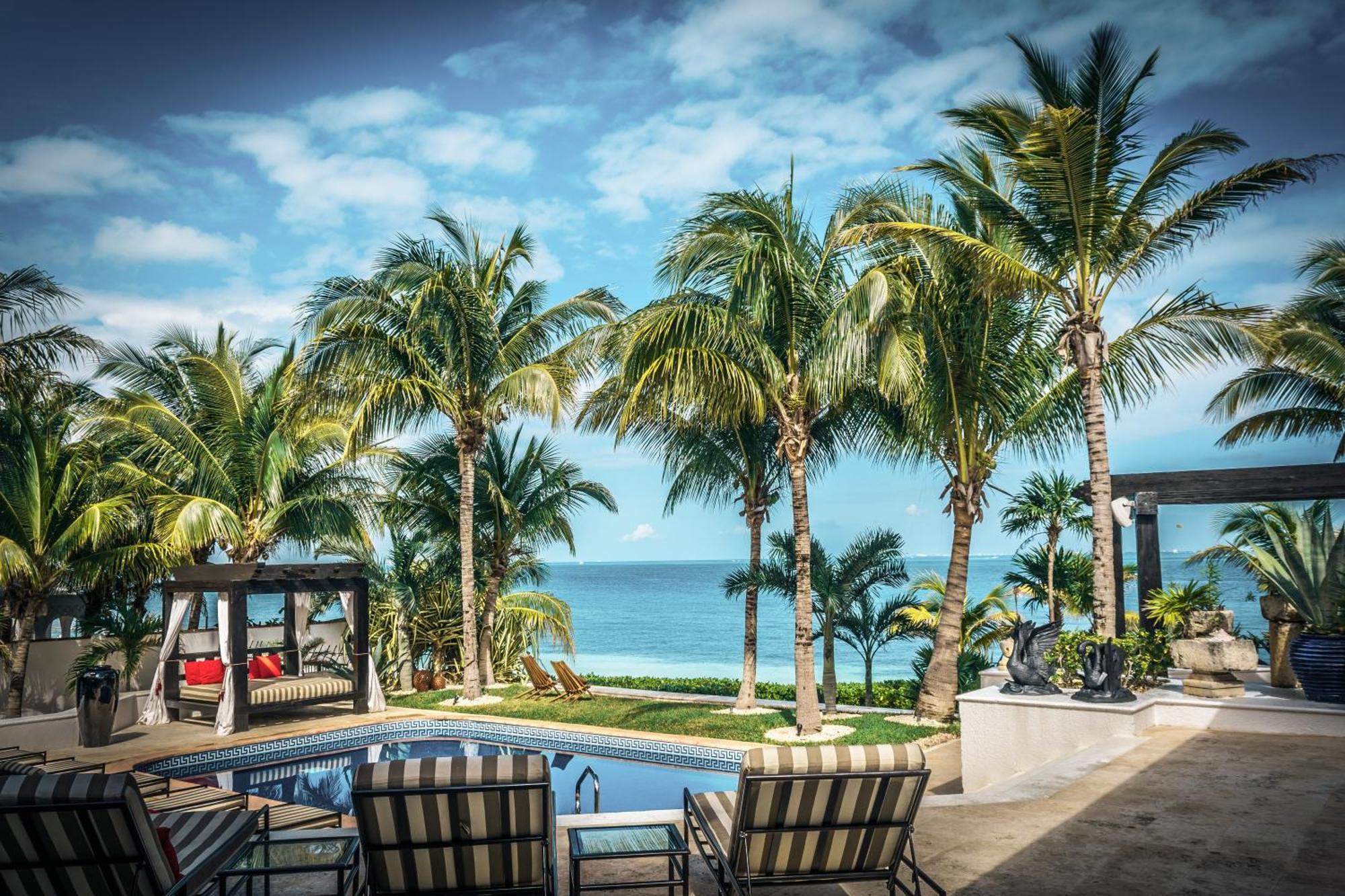 Villa Albatros Oceanfront Luxury Hotelzone Cancun Exterior photo
